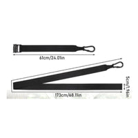 Wide Tree Climbing Safety Strap Woven Webbing Outdoor Safety Tree Strap Metal Hooks Outdoor Gear Reinforced