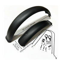26x5.0 Inch Tire Fenders Full Coverage Cold-Weather Bike Splatter Guards for Beach