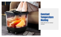 Foot Spa Bath, Heated Soaking Tub, Electric Massage, Home Wellness, Temp Control