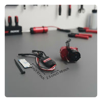 Force Compensation Brushless Engine and ESC Combo Upgrade Part Outrunner Engine with Metal Gearbox for Away-Road, Rock Crawling