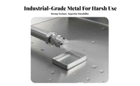 Wear-Resistant Flat Fan Nozzle Long-Lasting Fan Spray Nozzle Easy to Install for Dust Suppression, Industrial Cooling, Humidification