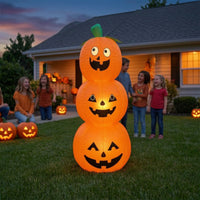 Easy to Install Inflatable Pumpkin with Stakes Waterproof Inflatable Pumpkins with Stakes Festive Pumpkin Decoration Lightweight for Yard