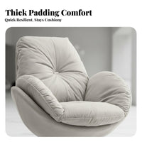 Nordic Design rotating Barrel Chair Minimalist stylish Indoor Seating Ergonomic Design Easy to Assemble for Adults, Readers, homeowners, Living Room, Balcony, perusing alcove, Home Office