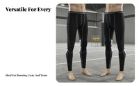 men's Compression Pants Quick-Quick-Absorbing men's Running Tights High Stretch Compression Leggings for Gym-Goers, Athletes, Training, Basketball