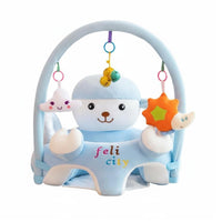 Anti-Fall Design creatureShaped Sit-up Coach Soft and Skin-Friendly creatureShaped Learning Chair Non-Slip Bottom Baby Seat 360 Degree Support for Infants, New Moms, Parents, Feeding Time, Nursery, Playtime, Living Room