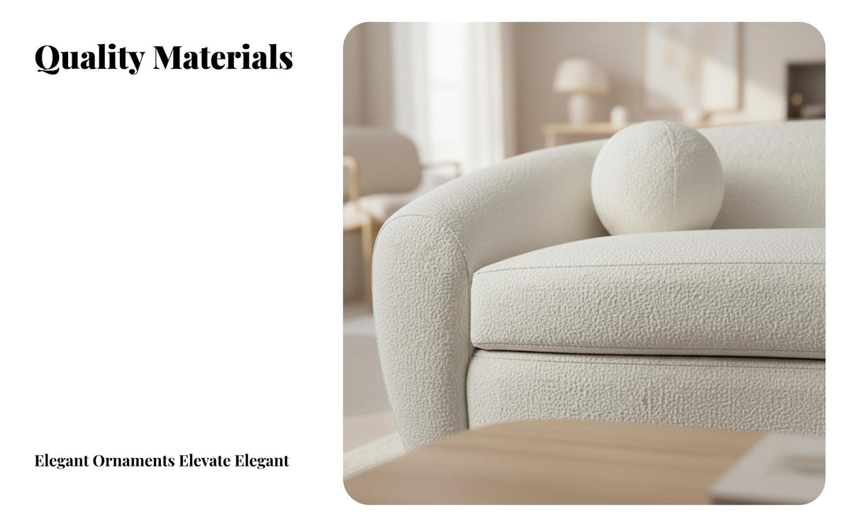 Minimalist Design Cashew-Shaped sofa Light Luxury archedd Couch signature and design Living Room Furniture Nordic visual and design for Interior Designers, Apartment Dwellers, Young Adults, Lounge Area, Playroom