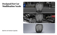 Dome Air Filter Sleeve Dust Protection Mesh Air Filter Cover Vehicle Accessory Oil Resistant