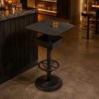 bar stool and table set