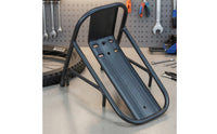 Cylindrical Cycle Cargo Rack Bolt-on Front Cargo Rack Rigid Bike Front Carrier Sturdy for Commuters, Daily Errands, City Riding