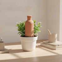 Slow-Release Terracotta Watering Bottle Porous Self-Watering Olla Automatic Clay Irrigation Vessel Indoor Outdoor for Travelers, Potted Plants