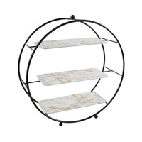 3-Tier Cake Stand Space-Saving 3 Tier Cake Stand Reusable Round Dessert Display Rack for Afternoon Tea