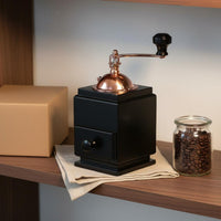 Manual Coffee Grinder Preserves Aroma Hand Crank Coffee Mill Vintage Design Hand Crank Grinder Ergonomic Handle Drawer Collector