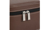 Zippered Bracelet Storage Box Padded Bracelet Case with Slots Portable Bangle Box Velvet-Lined for Travelers