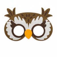 Performance Prop Cartoon Creature Half-Mask Easy to Wear Creature Mask Set Single Size Fits All Costume Accessory Adjustable Strap for Preschoolers, Toddlers, Stage Performances, School Plays, Classroom Activities, Halloween