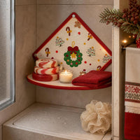 Diatomaceous Earth Bathroom Countertop Organizer Tray for Toothbrushes and Toiletries