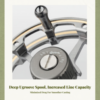 Metal Fishing Reel, Lightweight, Front Drag, Angling