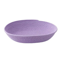 Braided Cat Bed Insert Cozy Cat Nest Pad Comfortable Sleeping Basket Warm for Cats