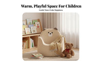 Cute Cartoon Design creatureShaped Floor Lounger Soft and Comfortable children's Furniture Anti-Skid Bottom Toddler Chair Lightweight for Toddlers, Preschoolers, storytime Corner, Kindergarten, Playroom, Nursery