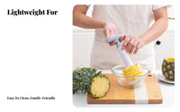 Pineapple Corer Cutter Makes Perfect Rings Pineapple Peeling Tool Cutter Fruit Prepping Tool Food-Safe Material Kitchen Gadget