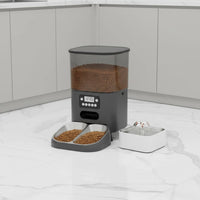 Automatic Pet Feeder Portion Control Smart Cat and Pet Feeder Humidity-Resistant Timed Food Dispenser for Those Away from Home, Business Trips