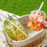 Easy Fill 2-in-1 Ice Tray Bottle Food-Grade Material 2 in 1 Ice Creator Bottle Leak-Proof for Travel, Camping, Dorm Room