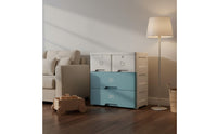 Child-Friendly Design Kids Room Drawer Chest Large Capacity Kids Toy Storage Organizer Easy Assembly Baby Clothes Dresser Formaldehyde-Safe for Toddlers, Babies, Nursery, Playroom, Bedroom