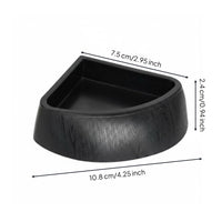 Tortoise Water Basin Reptile Feeding Dish Anti-Tipping Corner Food and Water Dish for Vivarium