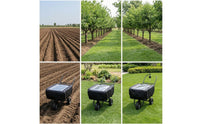 Waterproof Broadcast Spreader Cover with Transparent Window Rectangular Hopper Cover with Clear Window Moisture-Proof Weather-Resistant for Homeowners, Gardeners, Lawn Care, Yard Work, Garden Maintenance