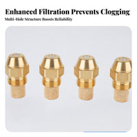 Fine Atomization 60 Degree Burner Nozzle Precision Machined Ethanol Fuel Nozzle for Industrial Burners, Misting Systems