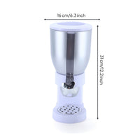 Cereal Dispenser Space-Saving Dry Food Dispenser Manual for Buffet