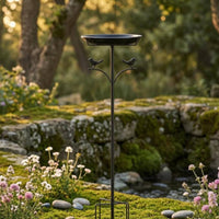 Metal Bird Feeder Stand Decorative Outdoor Bird Feeder Stand Allcomplete Set Kit