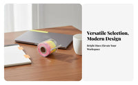 Customizable Length Sticky Note Roll Tape Multiple Styles Sticky Note Roll Colorful for Students, Home Organizers, School, Study, Journaling