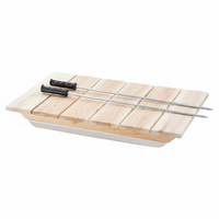 Wooden Ice Sled Sturdy Sled for Kids Outdoor Winter Play