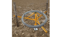 Heavy Duty Steel Collapsible Fence Wire Jenny Rotating Wire Dispenser for Farmers