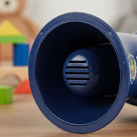 LED Lights Sound and Light Megaphone Siren Mode Toy Megaphone Handheld Design Children's Loudspeaker Toy Easy to Use for 3+, Role Play, School Performance, Party