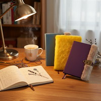 Fluffy Plush A6 Notebook for Notes, Journaling, and Daily Planning