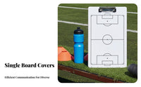 Rewritable Instructor Board Lightweight Rewritable Football Strategy Board PVC Sports Strategy Clipboard for PE Teachers, Team Captains