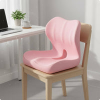 Seat and Back Cushion  -Piece Design Memory Foam Seat Cushion Pressure Relief Chair Pad for Students