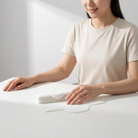 10 Pieces Textile-Like-Like Disposable Collar Pad Layered Adhesive Sweat Pad