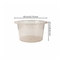 Deep Foot Soak Tub Massage Bottom Raised Foot Soak Bucket Large Capacity for Home