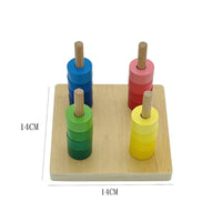 Hand-Eye Coordination Ball Drop Box Fine Movement Skills Development Wooden Ball Drop Toy Sturdy Wood Construction for Toddlers, Classroom