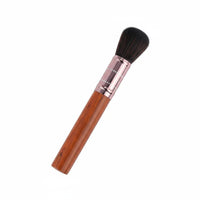 Non-Scratch Buddha Statue Duster Comfortable Grip Sandalwood Handle Cleaning Brush for Temple