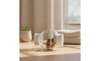 Clear Hamster Tunnel with Connector Vented Plastic Hamster Tube with Connector Cage Tunnel Kit DIY Tube Set Expandable
