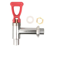 Boiling-Water Faucet Heat-Resistant Hot-Water Dispenser Tap Faucet with Curved Spout Instant Low Lead for Commercial Kitchens