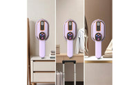 Dual Voltage Handheld Clothes Steamer and Iron Portable Garment Steamer and Iron Compact Fast Heat-up for Travel