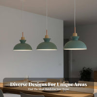 3 Pieces LED Compatible 3-Light Cluster Hanging Lamp Minimalist Design Macaron Color Hanging Light Modern Dining Room Chandelier for Restaurant Owners, Interior Designers, Homeowners, Bar Counter, Cafe, Bedroom, Office