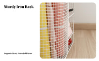 Exercise Mat Storage Rack With Wheels Home Gym Equipment Organizer Multi-Functional Home Gym Organizer
