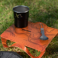 Food-Grade PP Card-Style Folding Table Lightweight Portable Small Table Compact Outdoor Furniture for Camping, Picnics