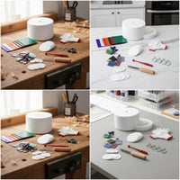 10 Pieces Microwave Oven Kit DIY Fused Glass Kit with Tools Compact Glass Fusing Oven for Crafters, Maker Workshops