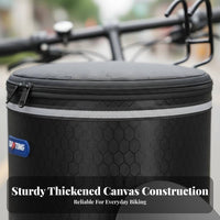 High Capacity Waterproof Bike Basket Multi-Use Folding Bike Basket Easy Installation for Cyclists, Adults, Commuting, Daily Errands, Outdoor